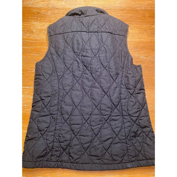 Eddie Bauer Womens Quilted Sleeveless Vest With Zipper Closure & Stand Collar - Picture 6 of 6
